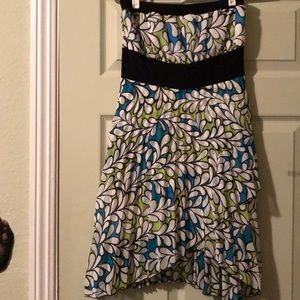 Strapless summer dress